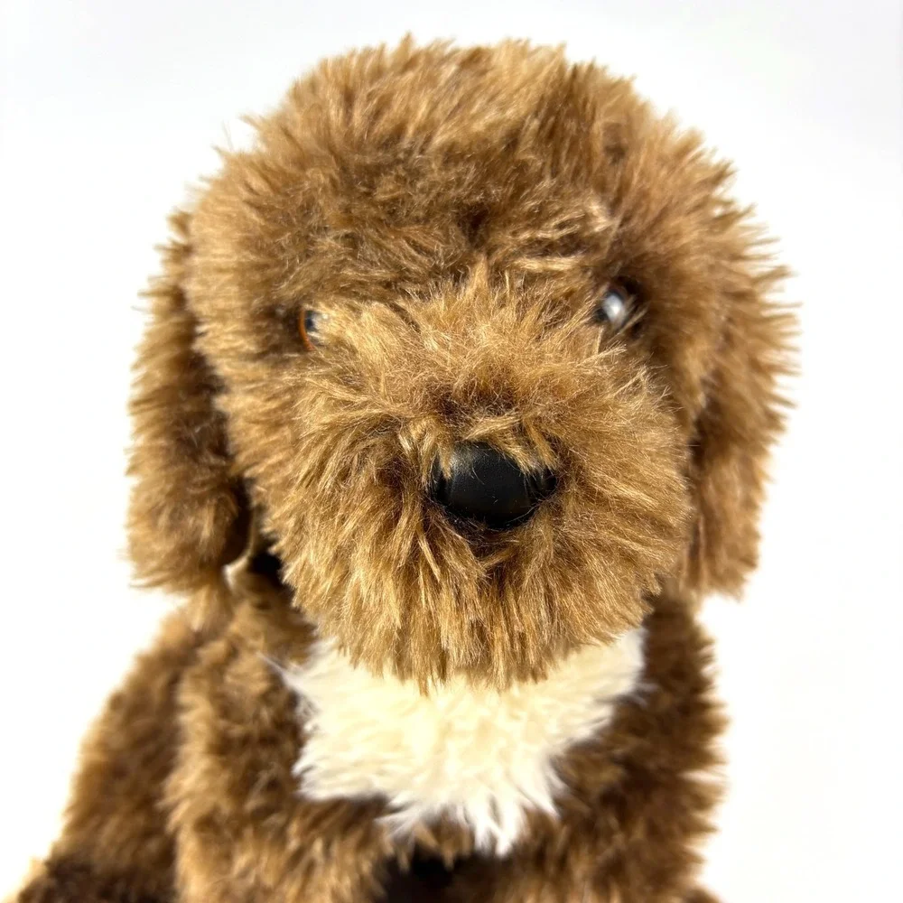 NWT Douglas Darby Doodle Dog Brown White Plush Stuffed Animal 16" Puppy - Picture 2 of 15